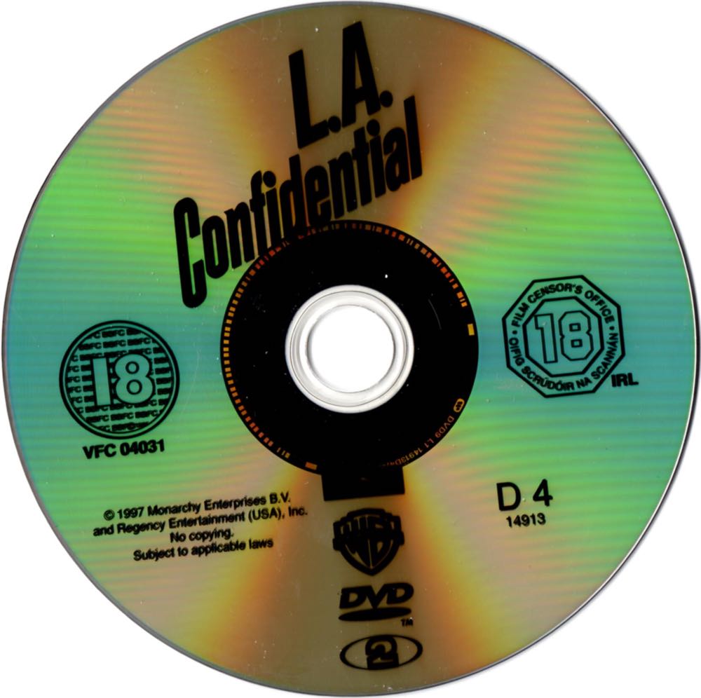 L.A. Confidential DVD movie collectible [Barcode 7321950149131] - Main Image 3
