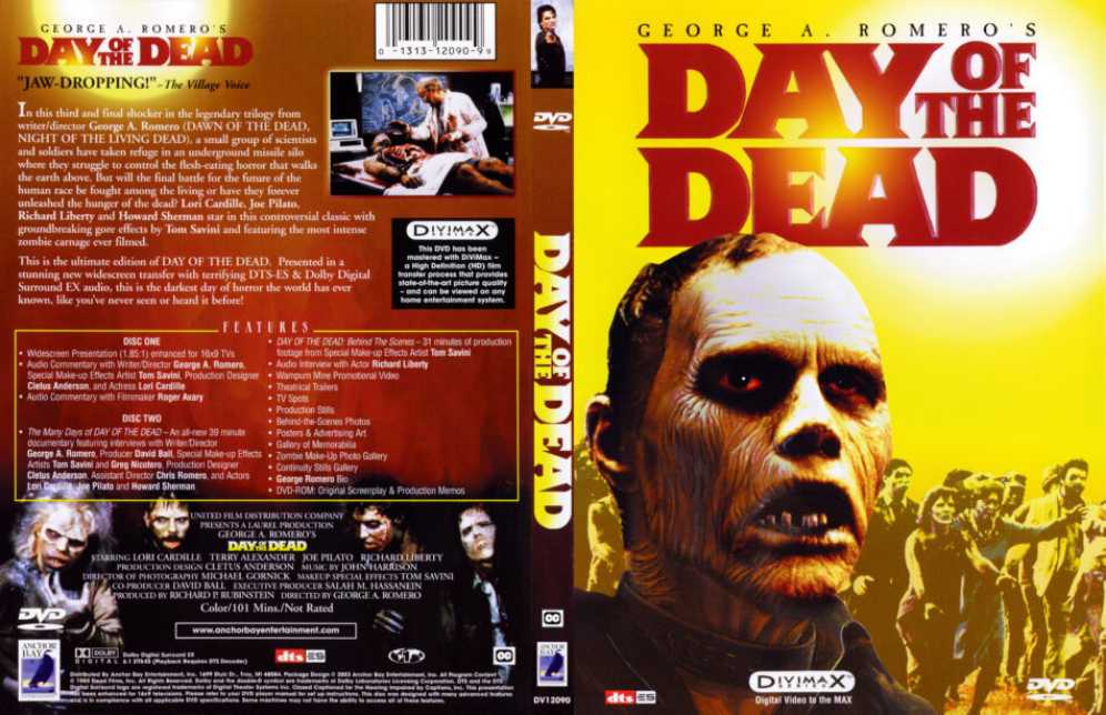 Day of the Dead DVD movie collectible [Barcode 0013131209099] - Main Image 2