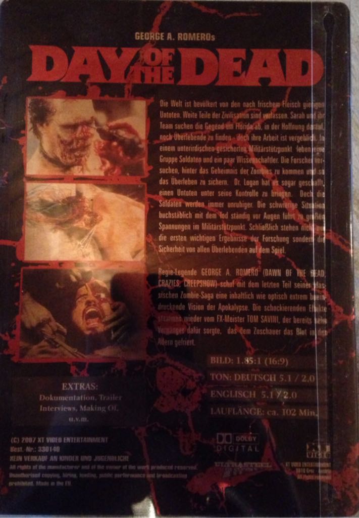 Day of the Dead DVD movie collectible - Main Image 2