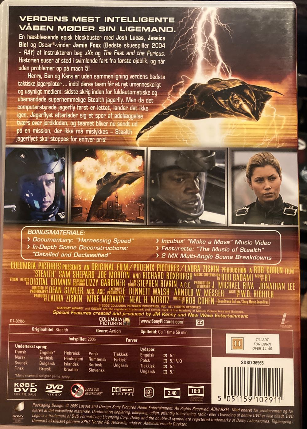 Stealth DVD movie collectible [Barcode 5051159102911] - Main Image 2
