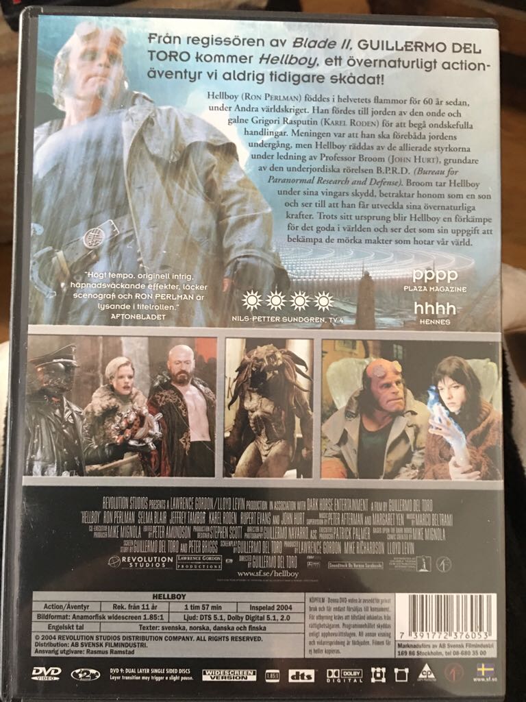 Hellboy DVD-R movie collectible [Barcode 7391772376053] - Main Image 2