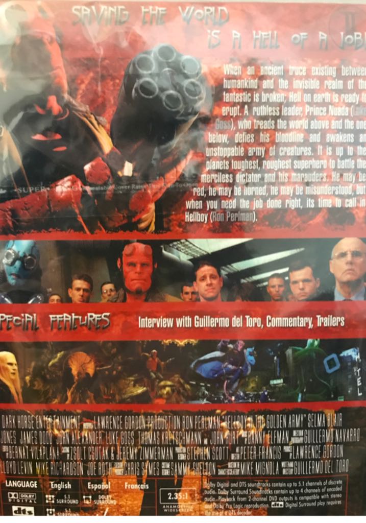 Hellboy DVD movie collectible [Barcode 7892770009825] - Main Image 2