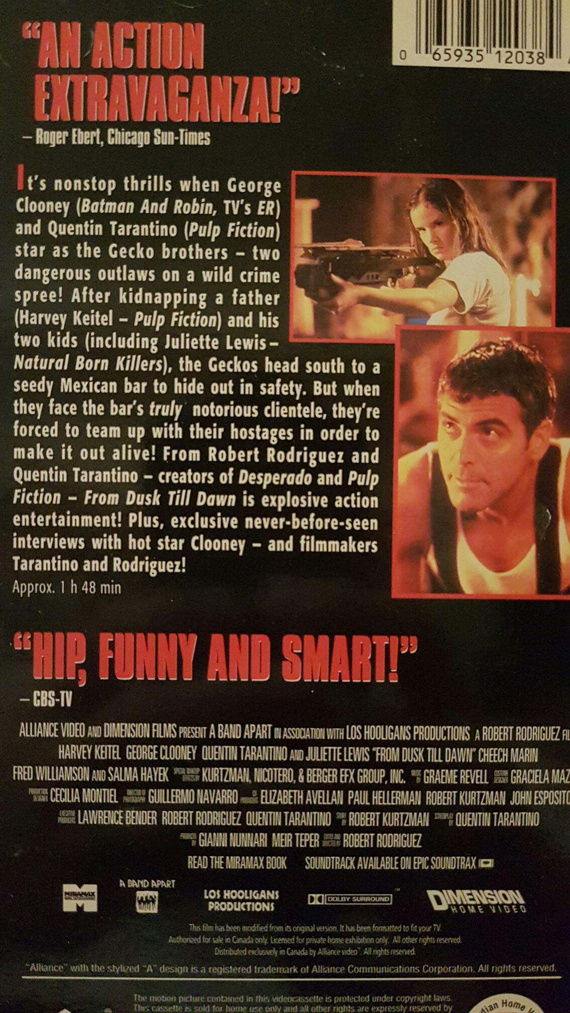 From Dusk Till Dawn VHS movie collectible [Barcode 4301402710020] - Main Image 2