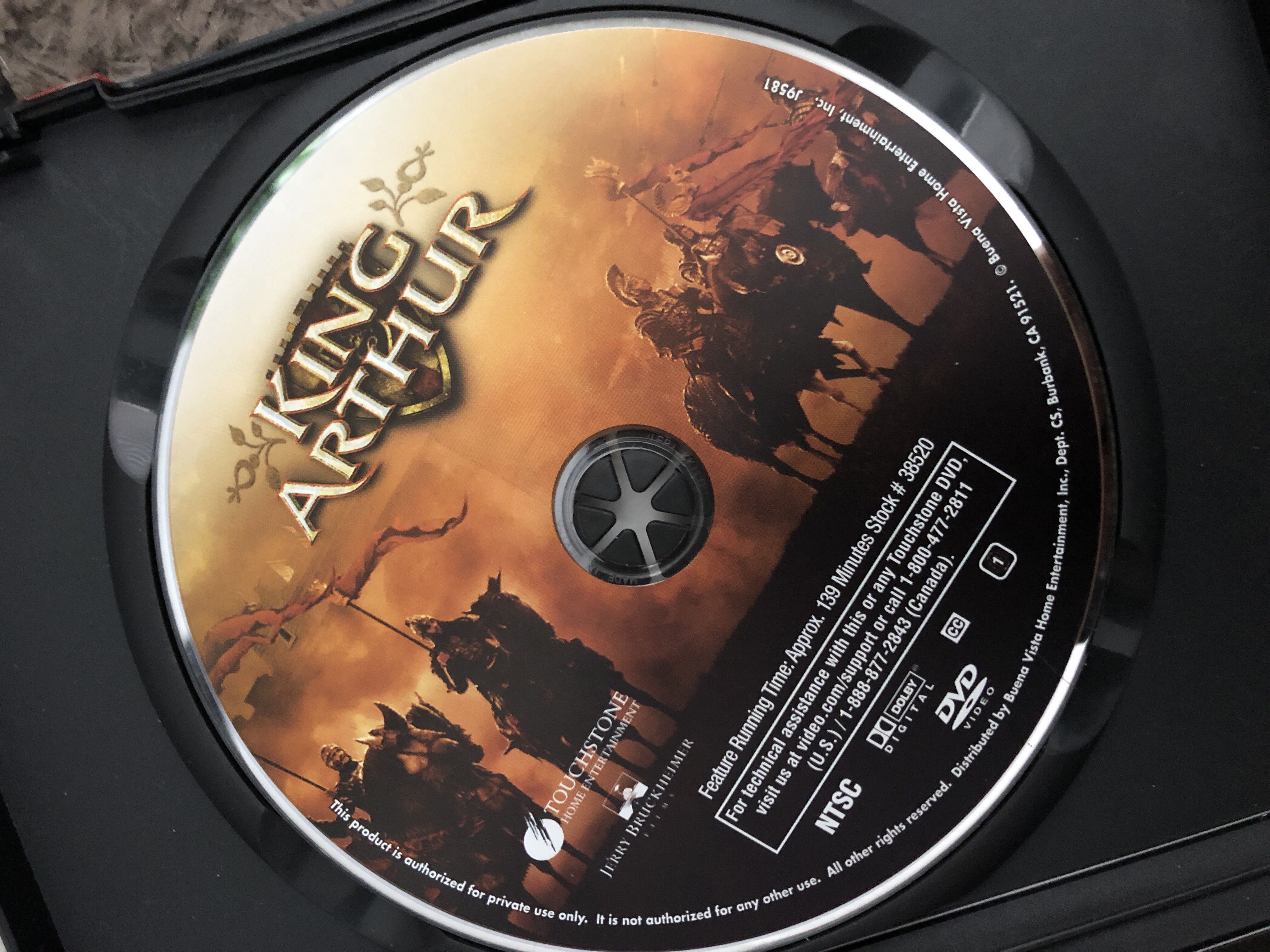 King Arthur DVD movie collectible [Barcode 786936265262] - Main Image 3