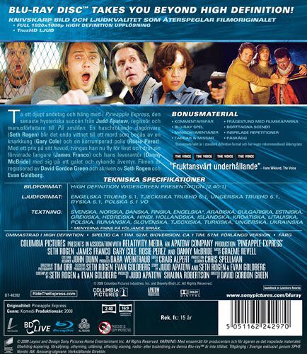 Pineapple Express Blu-ray movie collectible [Barcode 043396443099] - Main Image 2