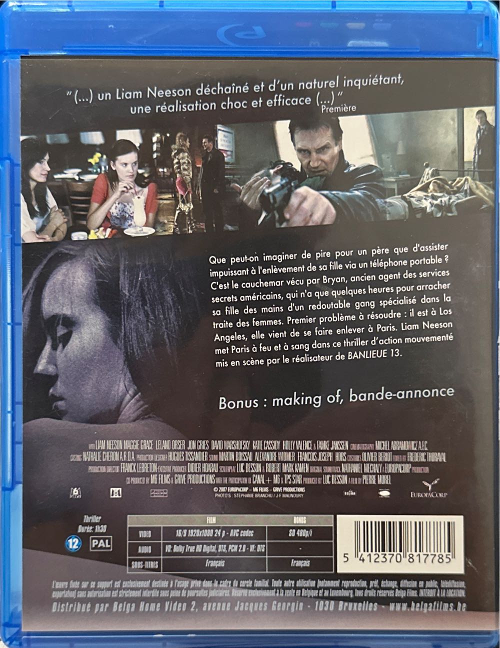Taken 1&2 Blu-ray movie collectible [Barcode 5412370817785] - Main Image 2