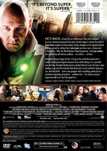 Superman Returns DVD movie collectible [Barcode 012569836051] - Main Image 2