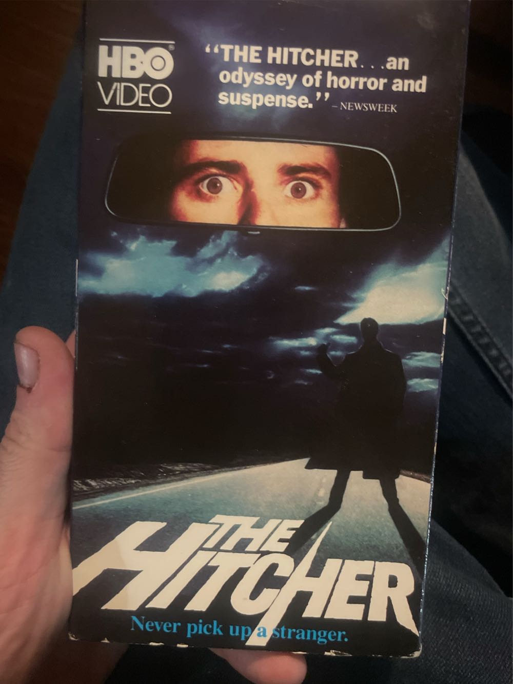 The Hitcher (1986) VHS movie collectible [Barcode 02022734] - Main Image 2