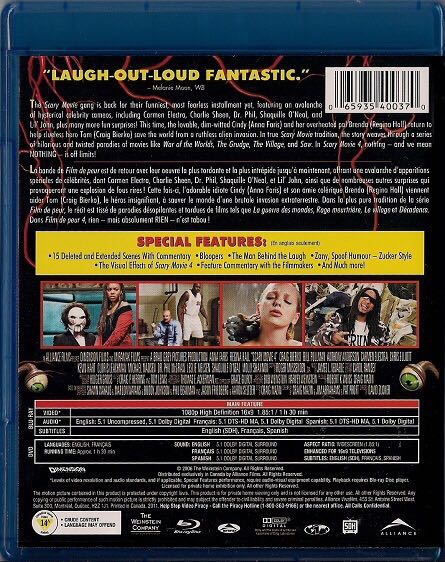 Scary Movie 4 DVD movie collectible [Barcode 065935400370] - Main Image 2
