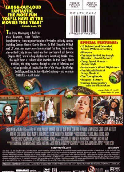 Scary Movie 4 HD DVR movie collectible [Barcode 8717418077068] - Main Image 2