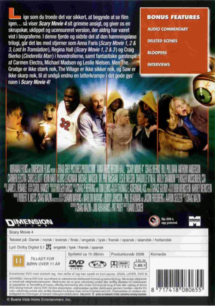 Scary Movie 4 Blu-ray movie collectible [Barcode 883476031415] - Main Image 2