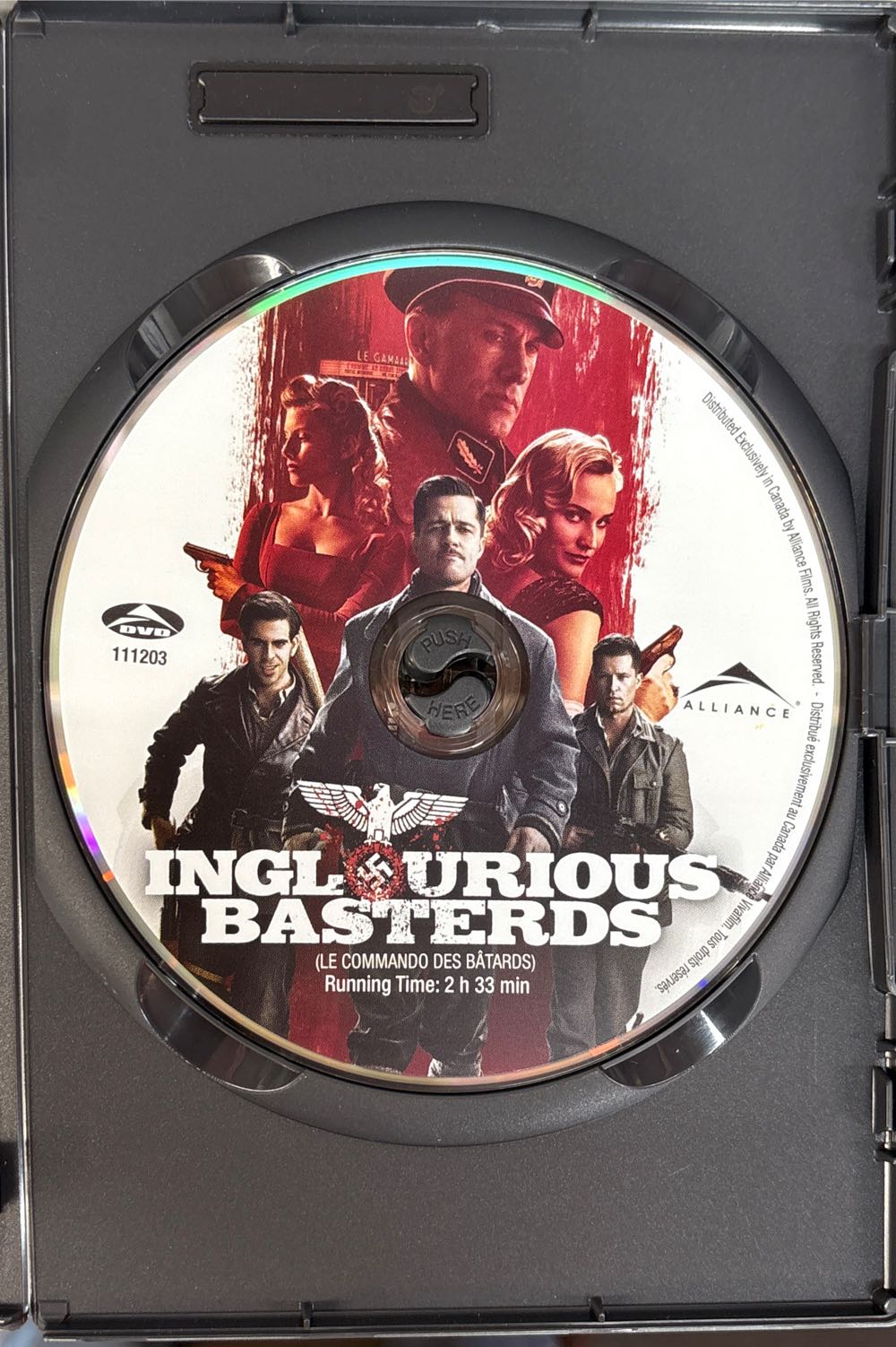 Inglourious Basterds DVD movie collectible [Barcode 065935828723] - Main Image 3