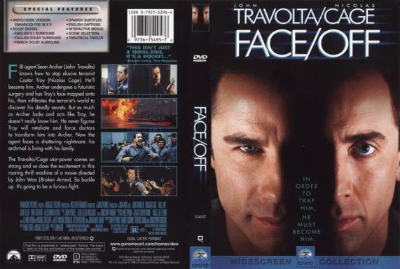 Face/Off DVD movie collectible [Barcode 097361549576] - Main Image 2