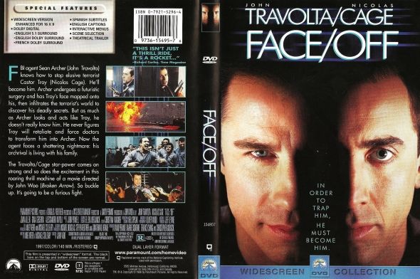 Face/Off DVD movie collectible [Barcode 8717418141592] - Main Image 2
