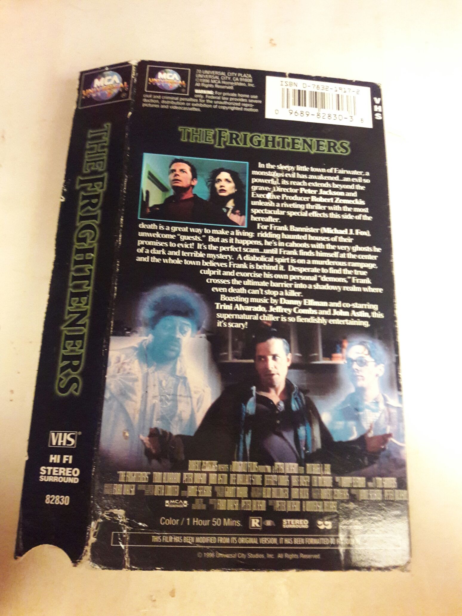 The Frighteners VHS movie collectible [Barcode 096898283038] - Main Image 2
