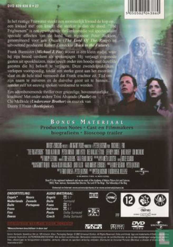 The Frighteners VHS movie collectible [Barcode 096898283038] - Main Image 4