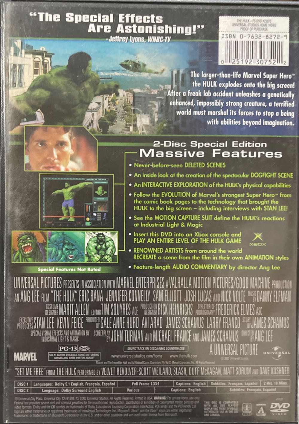 Hulk Digital Copy movie collectible [Barcode 0025192248924] - Main Image 2