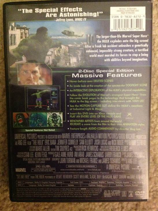 The Hulk Digital Copy movie collectible [Barcode 025192307522] - Main Image 2