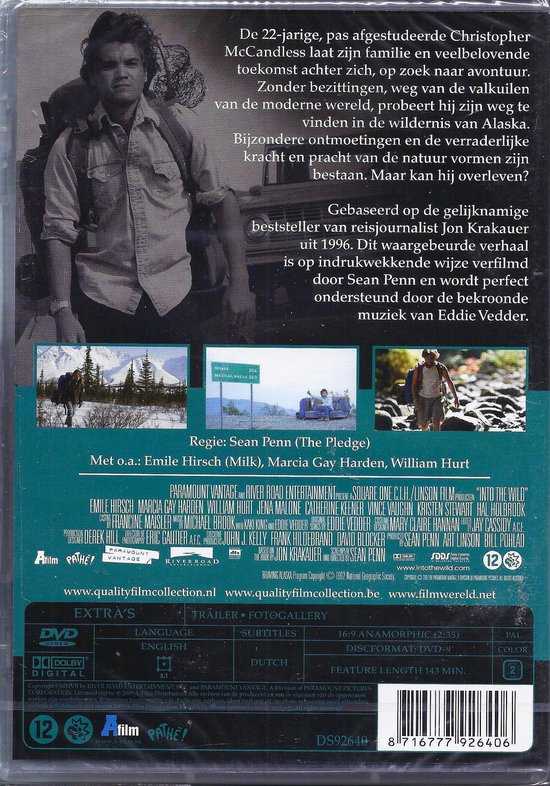 Into the Wild DVD movie collectible [Barcode 8716777926406] - Main Image 2