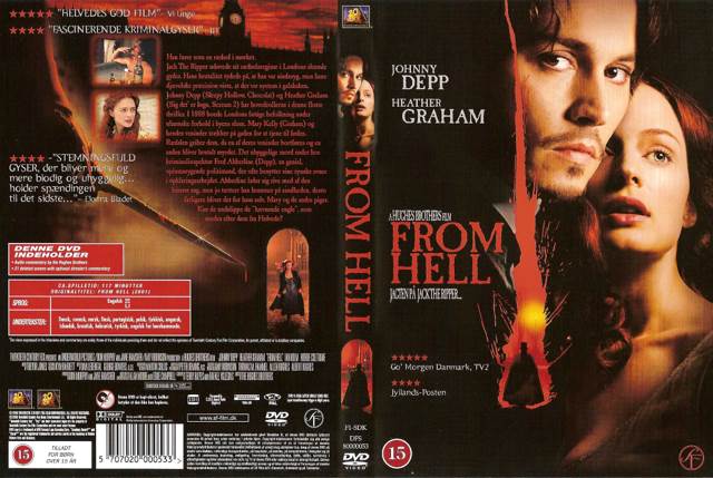 From Hell DVD movie collectible [Barcode 024543035572] - Main Image 2