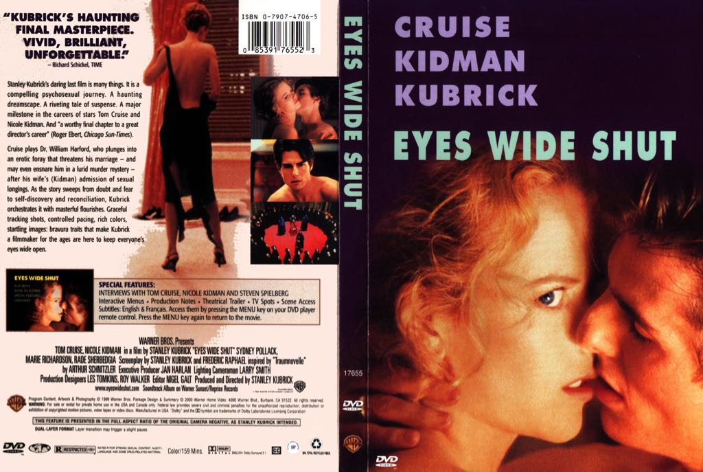 Eyes Wide Shut DVD movie collectible - Main Image 2
