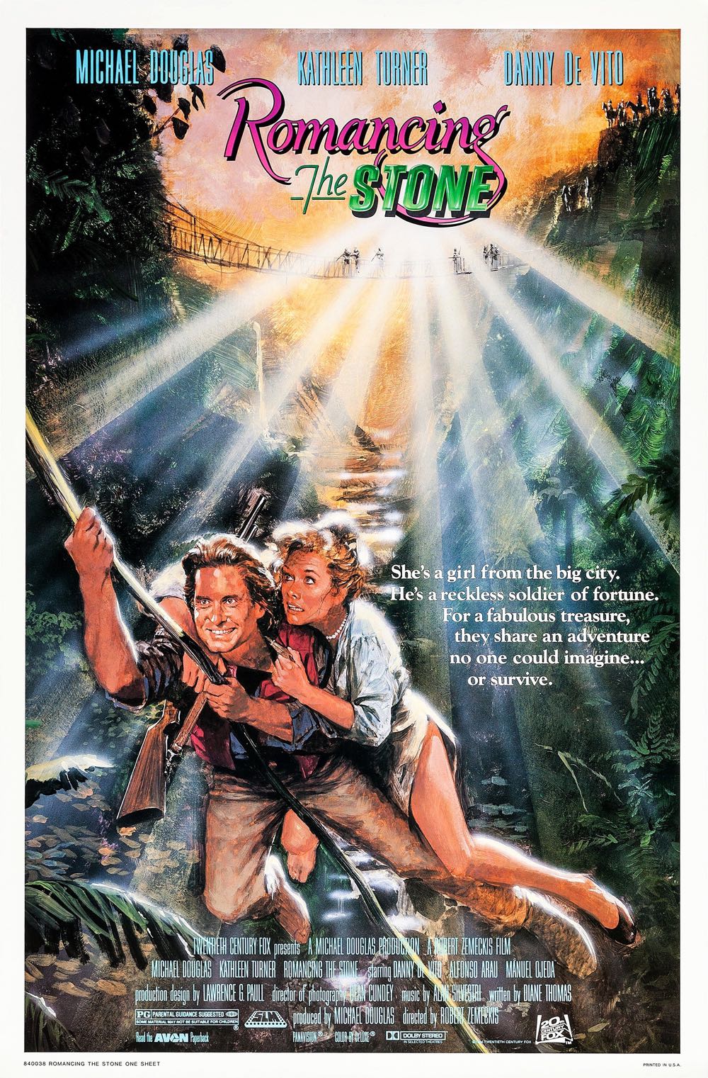 Romancing the Stone Blu-ray movie collectible [Barcode 024543545712] - Main Image 3