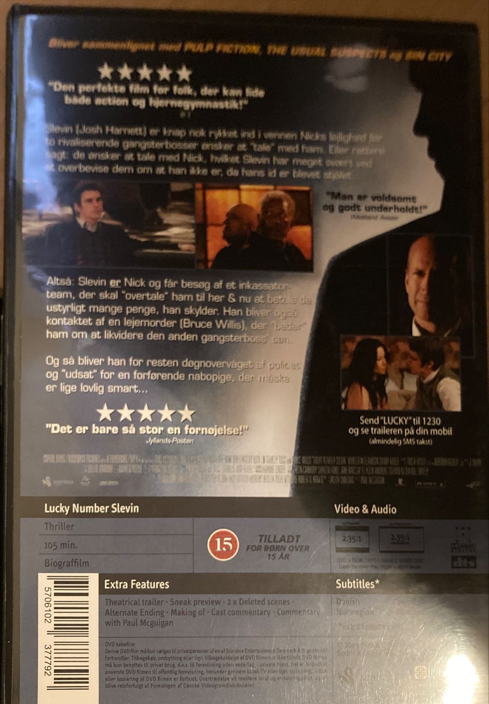 Lucky Number Slevin Digital Copy movie collectible [Barcode 5706102377792] - Main Image 2