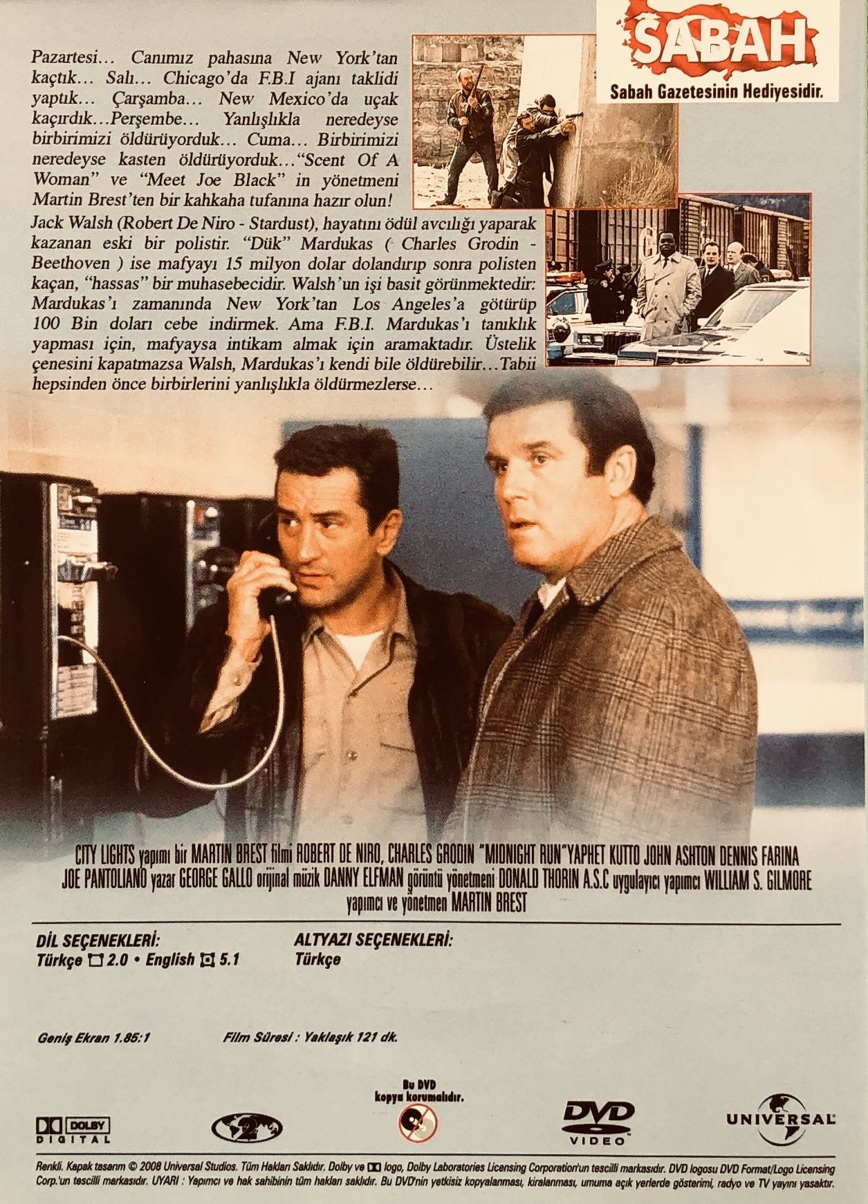 Midnight Run DVD movie collectible [Barcode 5050582055092] - Main Image 2