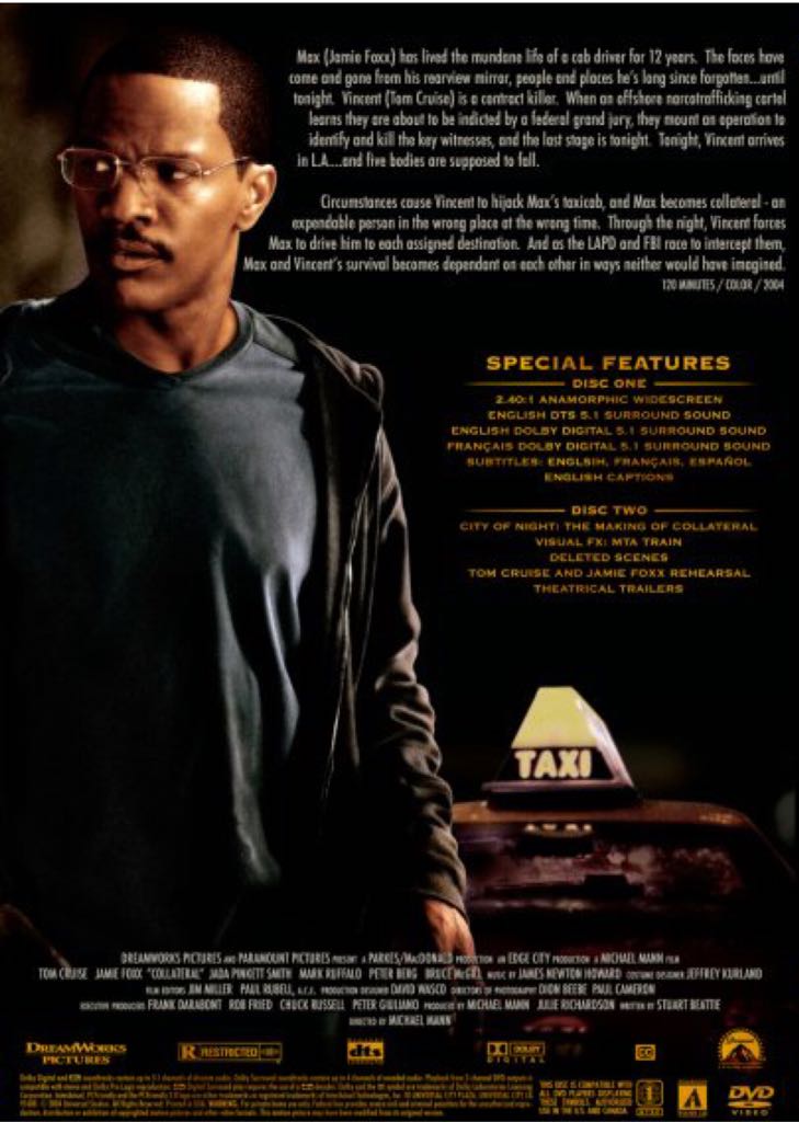 Collateral DVD movie collectible [Barcode 060302000054] - Main Image 2