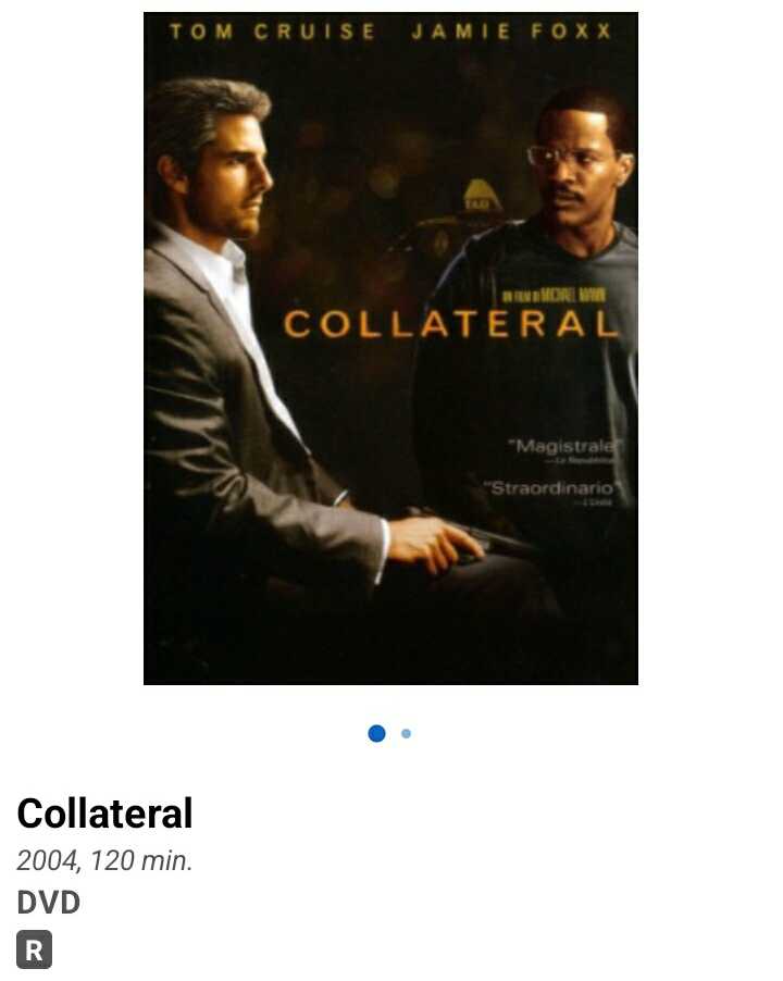 Collateral DVD movie collectible [Barcode 060302000054] - Main Image 3