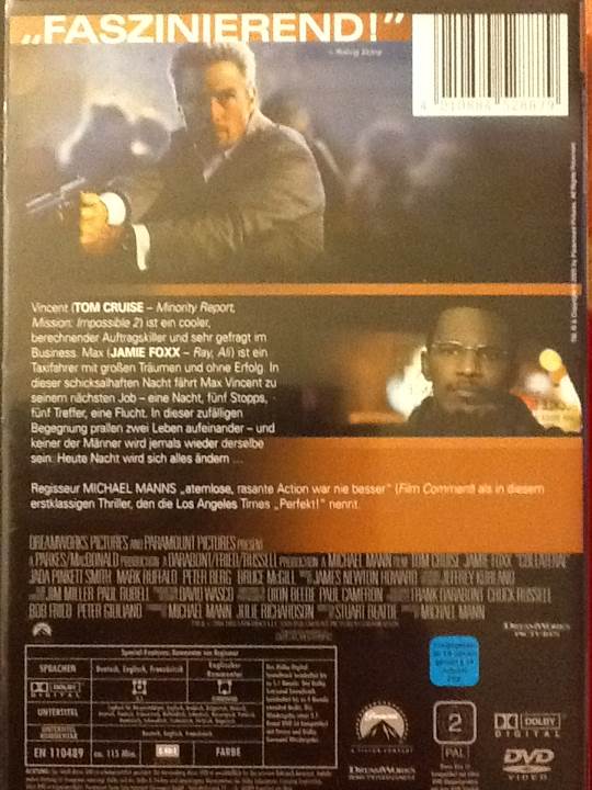 Collateral DVD movie collectible [Barcode 4010884528879] - Main Image 2