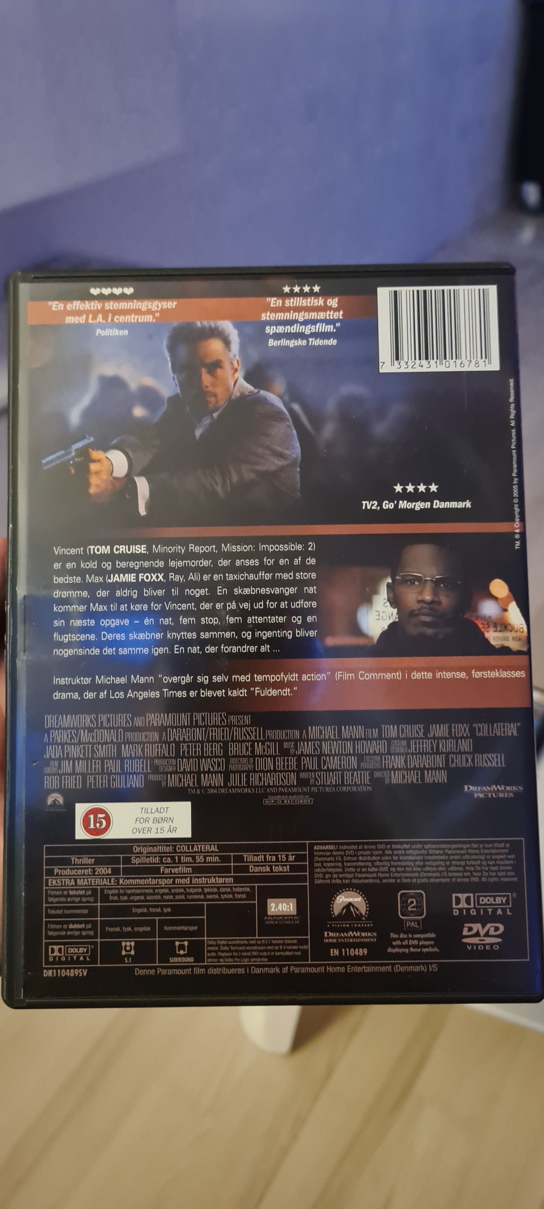 Collateral DVD movie collectible [Barcode 7332431016781] - Main Image 2