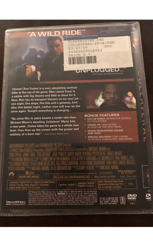 Collateral DVD movie collectible - Main Image 2