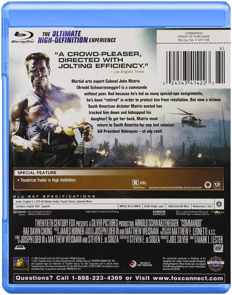 Commando Fandango at Home movie collectible [Barcode 024543108498] - Main Image 2