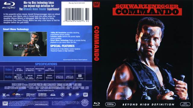 Commando Blu-ray movie collectible [Barcode 024543414223] - Main Image 2