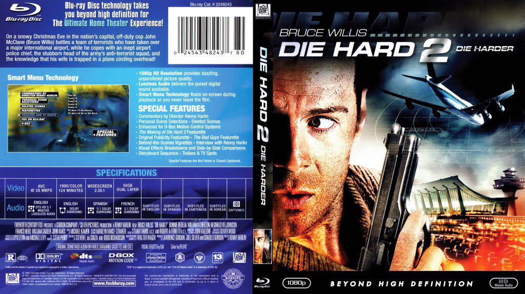 Die Hard 2 DVD movie collectible [Barcode 086162144981] - Main Image 2