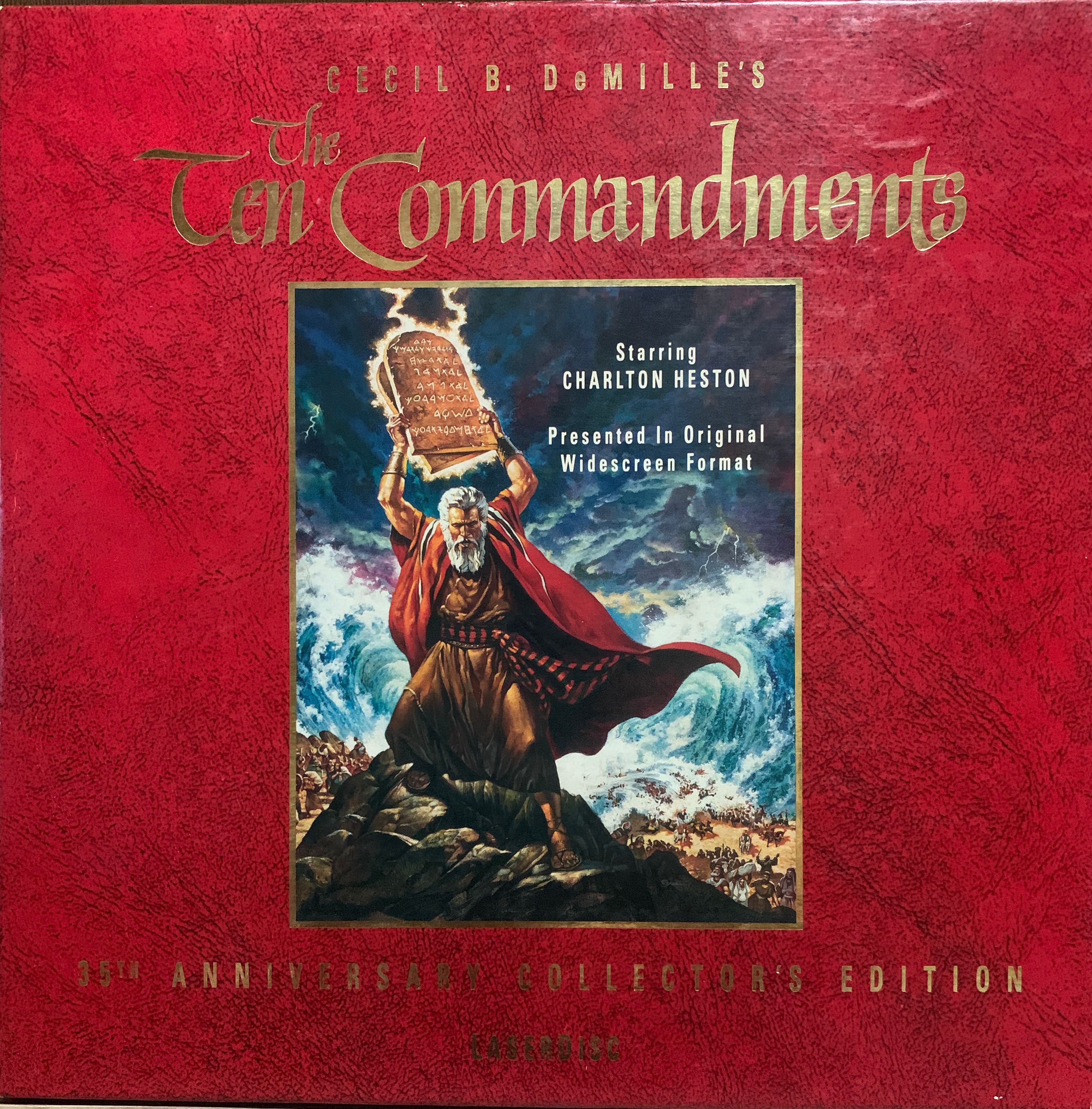 Ten Commandments, The Laser Disc movie collectible [Barcode 013023257474] - Main Image 3