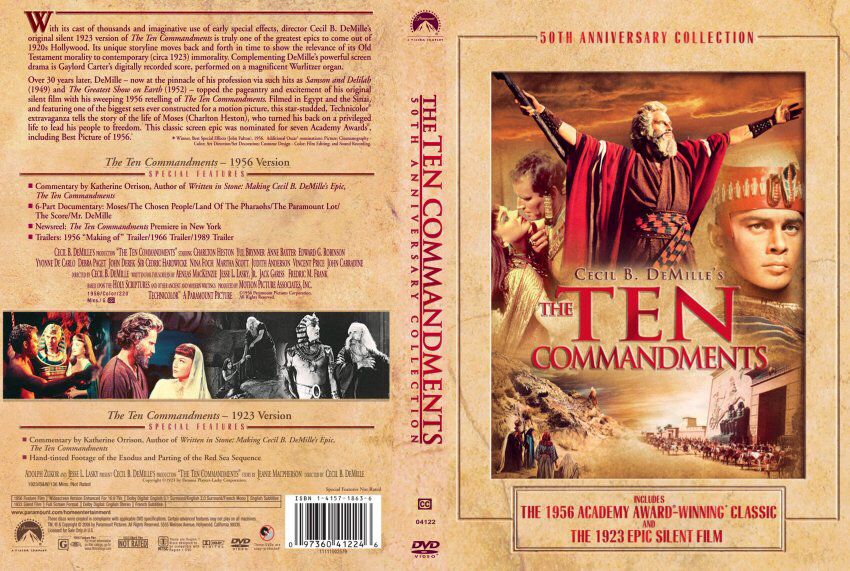 Ten Commandments, The DVD movie collectible [Barcode 097360412246] - Main Image 2