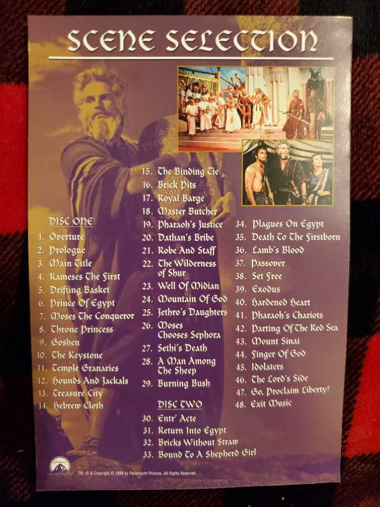 Ten Commandments, The Blu-ray movie collectible [Barcode 097361550879] - Main Image 3