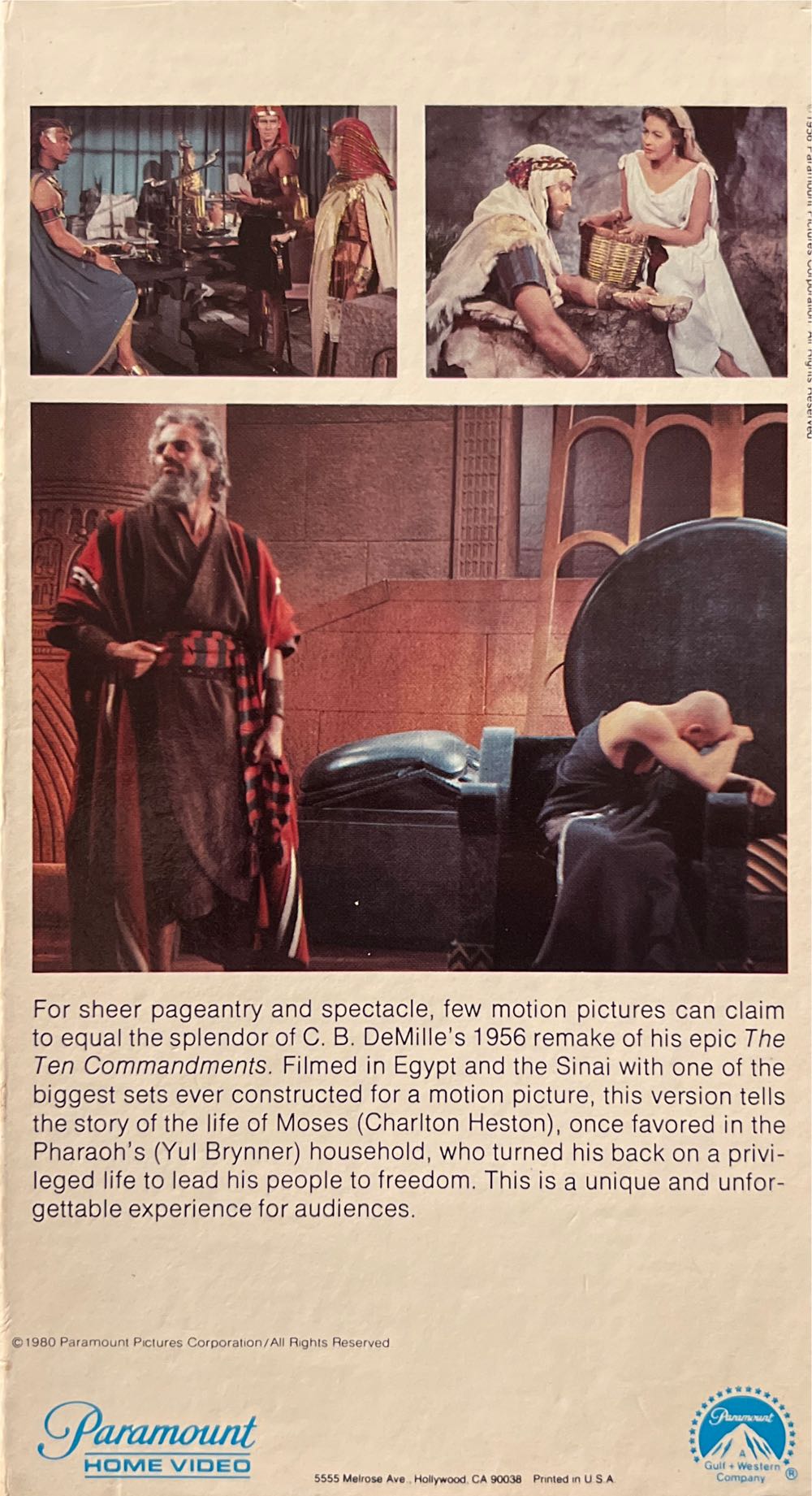 The Ten Commandments (Part 2) VHS movie collectible [Barcode 5014437266323] - Main Image 2