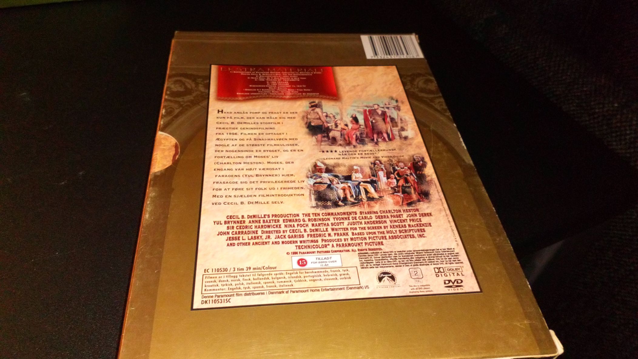 The Ten Commandments DVD movie collectible [Barcode 7332431013087] - Main Image 2