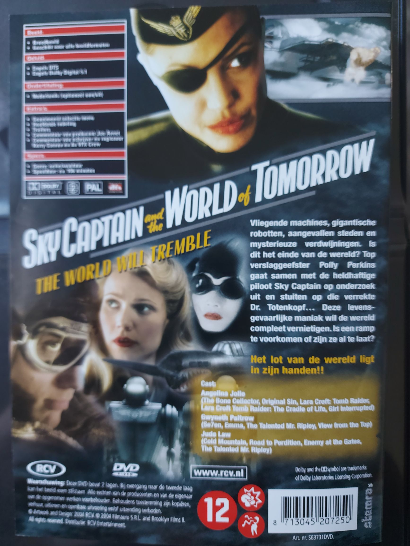 Sky Captain and the World of Tomorrow DVD movie collectible [Barcode 8713045207250] - Main Image 2
