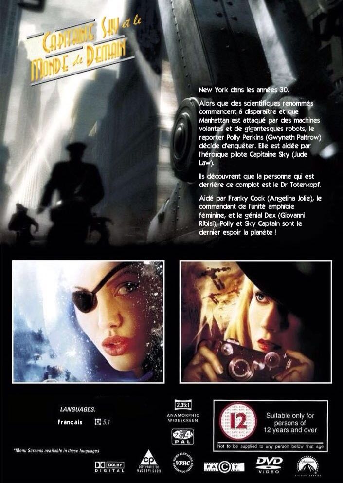 Sky Captain and the World of Tomorrow DVD movie collectible [Barcode 9324915056251] - Main Image 2