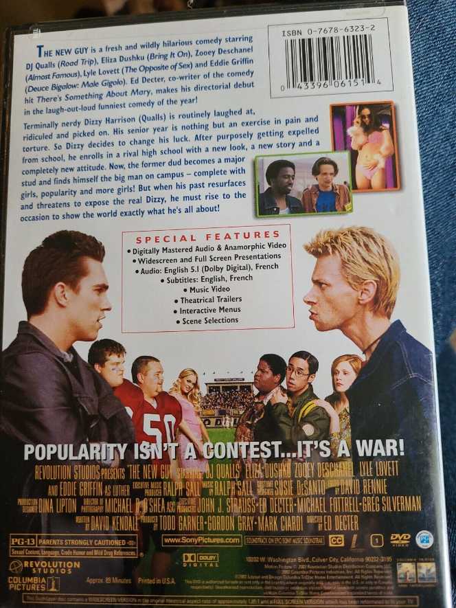 The The New Guy DVD movie collectible [Barcode 9317731055140] - Main Image 3
