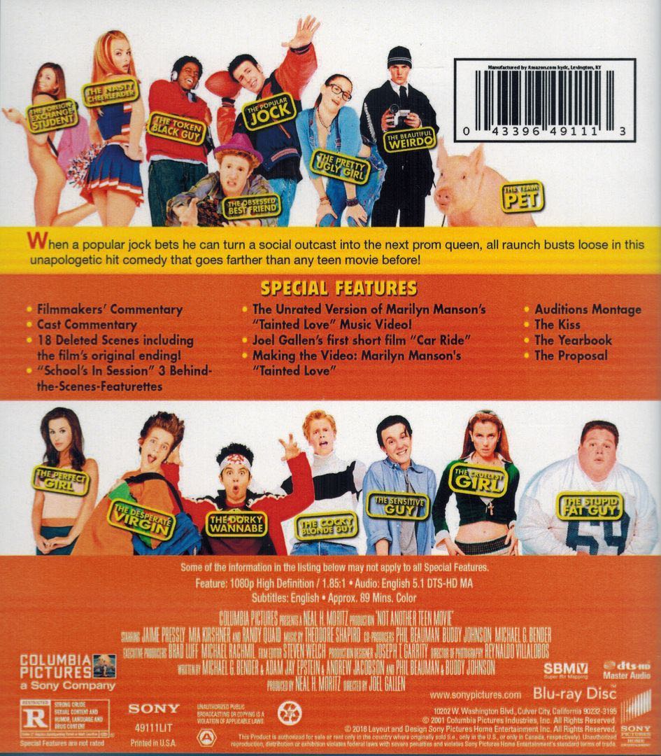 Not Another Teen Movie Blu-ray movie collectible [Barcode 043396491113] - Main Image 2