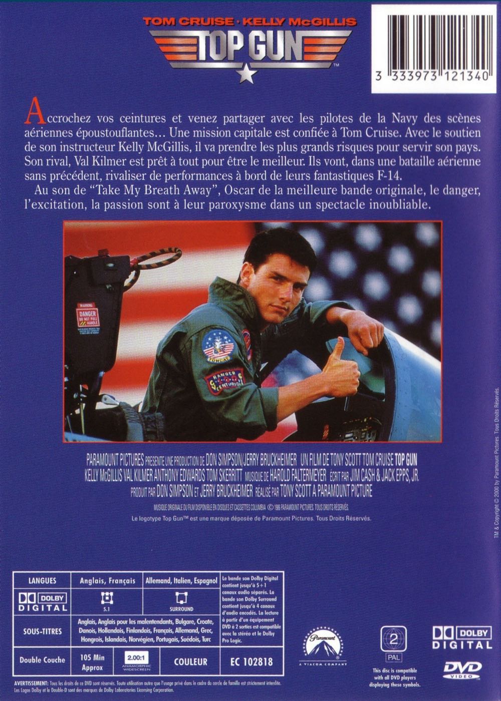 Top Gun Digital Copy movie collectible [Barcode 3333973121340] - Main Image 2
