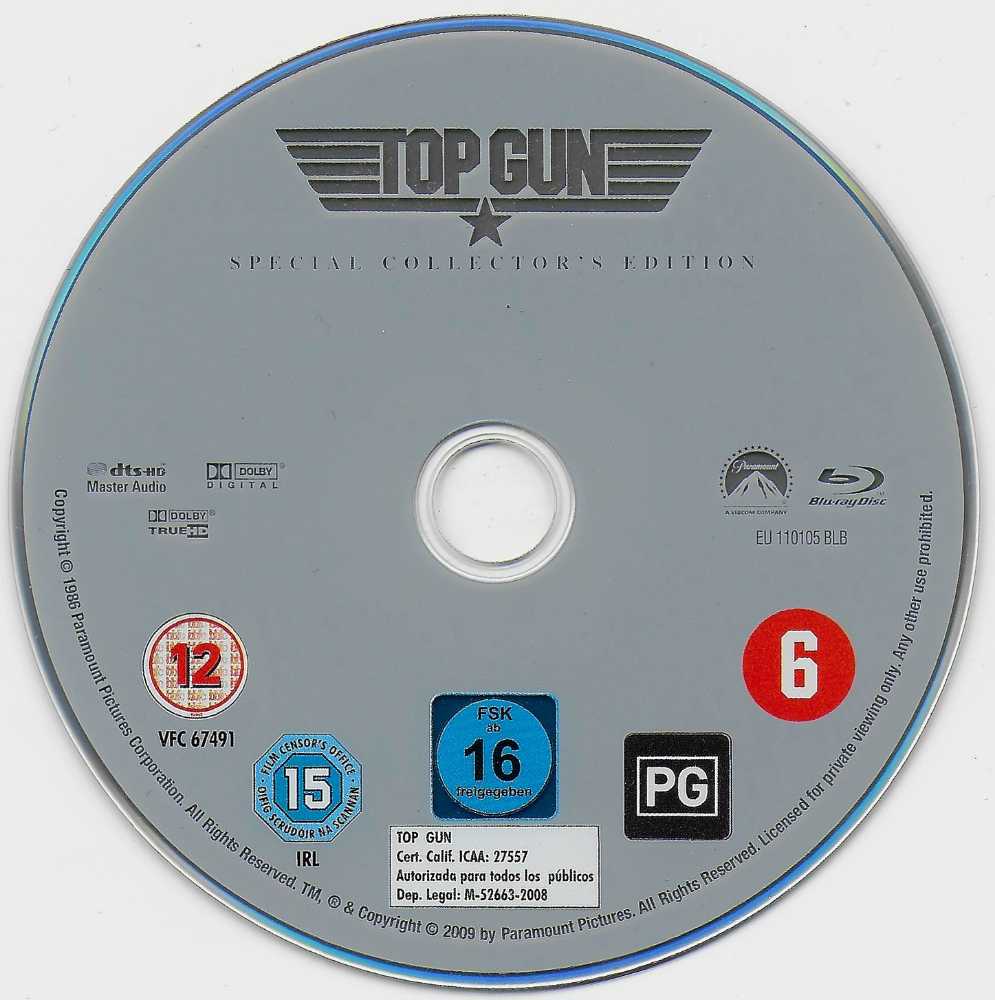 Top Gun Blu-ray movie collectible [Barcode 4010884244861] - Main Image 3