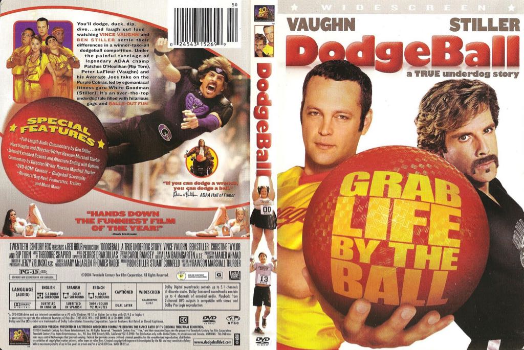 Dodgeball: A True Underdog Story✅ DVD movie collectible [Barcode 024543152750] - Main Image 2