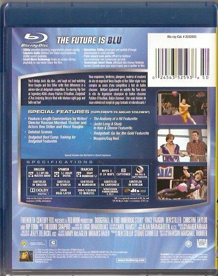 Dodgeball: True Underdog Story Blu-ray movie collectible [Barcode 024543525936] - Main Image 2