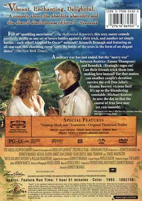 Much Ado About Nothing Plex movie collectible [Barcode 043396717596] - Main Image 2